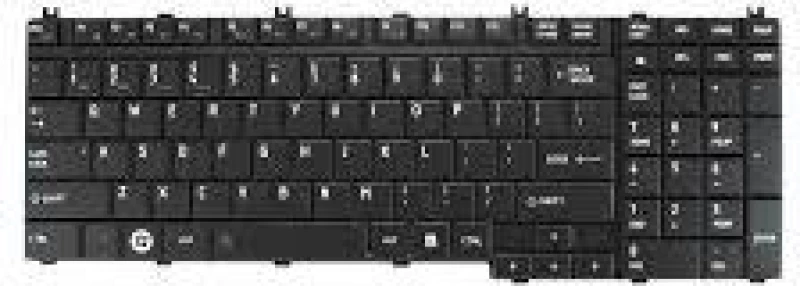 Πληκτρολόγιο Toshiba AC100, Μαύρο, US/UK ( +BG Print)
