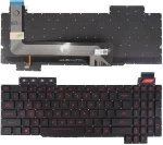 Πληκτρολόγιο Asus ROG Strix GL503VS FX503VM, Μαύρο,Imprimare rosie με Backlit, Original, US