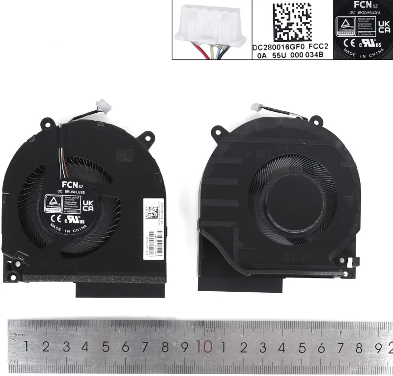 Ανεμιστηράκια για HP Victus 9 16-R TPN-C169 - CPU 12V