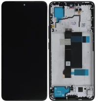 Xiaomi Redmi Note 13 Pro 5G / Poco X6 5G - LCD Touch Black with Frame Original 5600020N1600 Service Pack