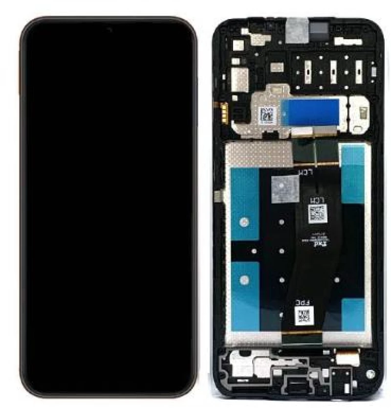 Samsung A145P/A145R Galaxy A14 4G - LCD Touch Black with Frame Original GH81-23540A/23541A Service Pack