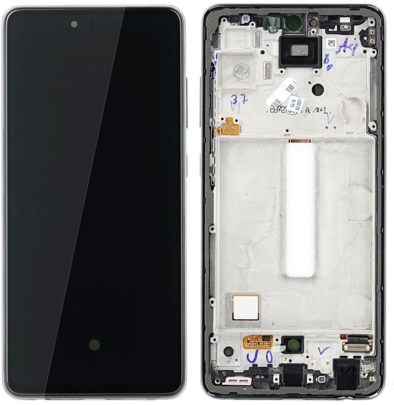 Samsung A528B Galaxy A52s 5G - LCD Touch Black with Frame Original GH82-26861A/26863A/26909A/26910A Service Pack