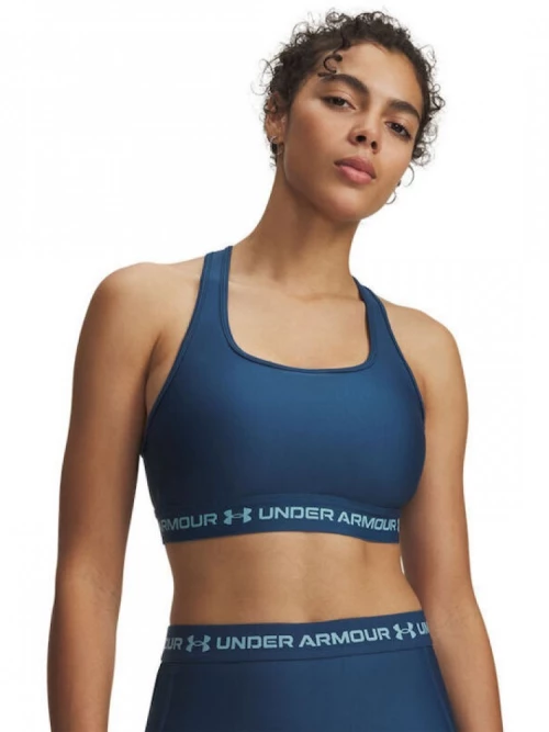 UA Crossback Mid Bra 1361034-498 UNDER ARMOUR Μπλε