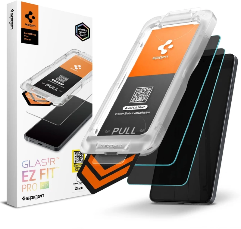 Προστασία Οθόνης Spigen Glas.tR "EZ Fit Pro AC" Privacy για Galaxy S26+ Plus (2-Pack) (AGL11085)