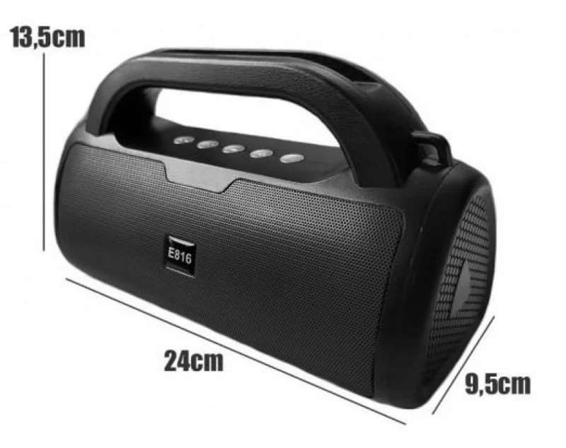 Ασύρματο Ηχείο Bluetooth με Βάση για το Κινητό και Φακό Led E816