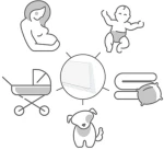 BabyOno Σελτεδάκια Μιας Χρήσης 60*90εκ (10 Τεμάχια + 2 Δώρο)