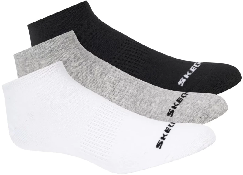 Skechers 3pk Unisex Non Terry No Show S114041-107
