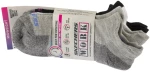 Skechers 3pk Work Lowcut Womens Socks S119052-GRBK
