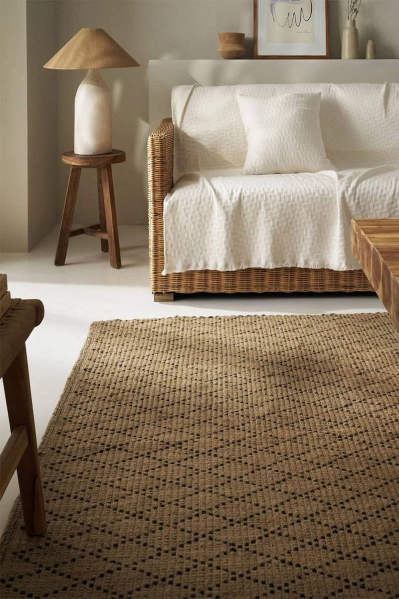 Χαλί Kaori 265 Natural-Black Gofis Home 160X230cm