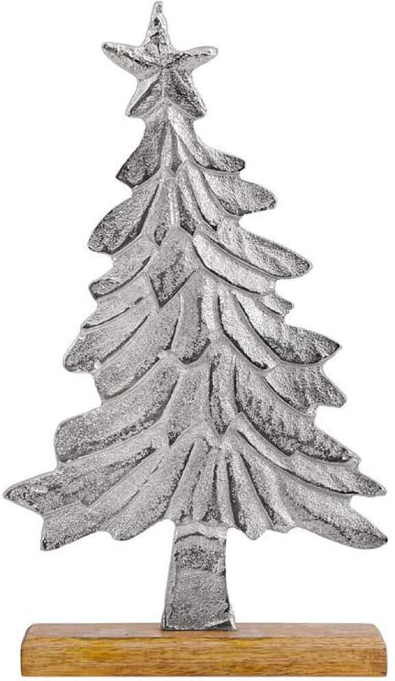 Χριστουγεννιάτικο Δεντράκι 964-225-023 24x6x41cm Silver