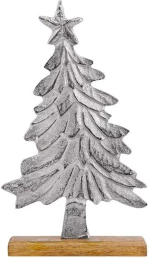 Χριστουγεννιάτικο Δεντράκι 964-225-023 24x6x41cm Silver