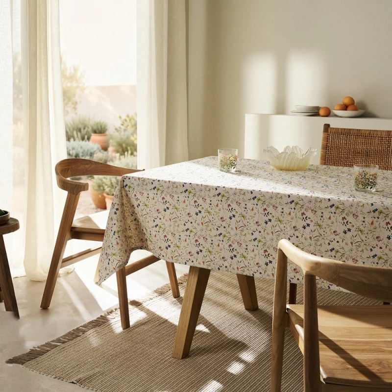 Τραπεζομάντηλο Lauren 650 Multi Gofis Home 140X220 Βαμβάκι-Πολυέστερ