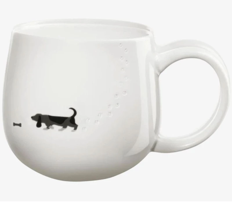 Κούπα Footprints Σκύλος 22060338 400ml White Asa Selection Πορσελάνη