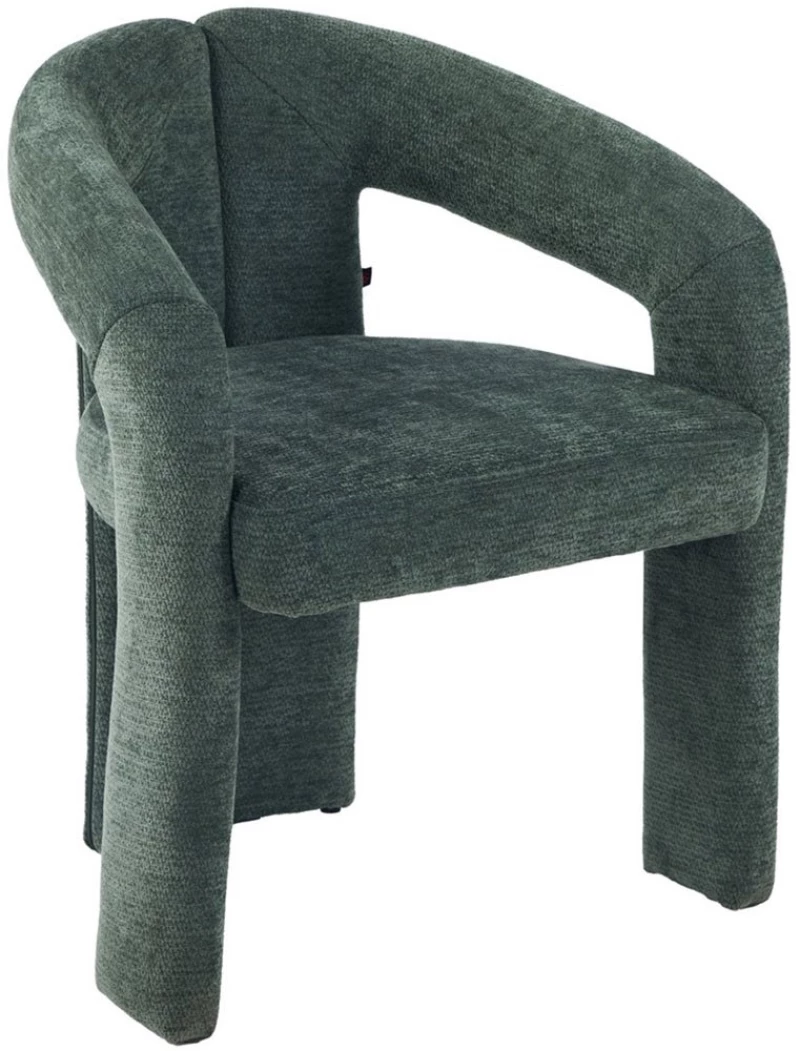 Πολυθρόνα Neza HM18362.04 64x60x76,5cm Dark Green Ύφασμα