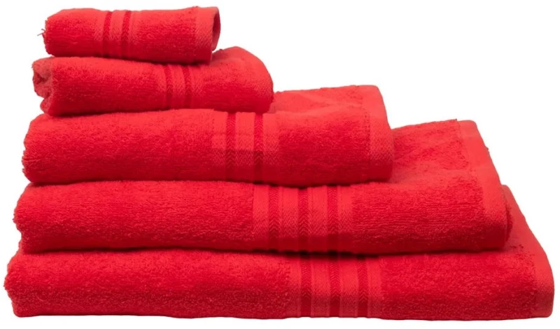 Πετσέτα Elite Red Viopros Λαβέτα 30x30cm 100% Βαμβάκι