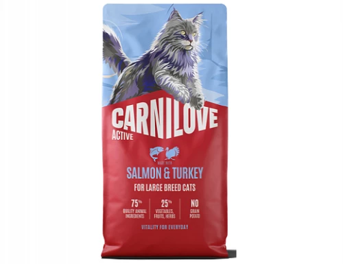Brit Carnilove Salmon & Turkey for Large Breed Cats   2kgr