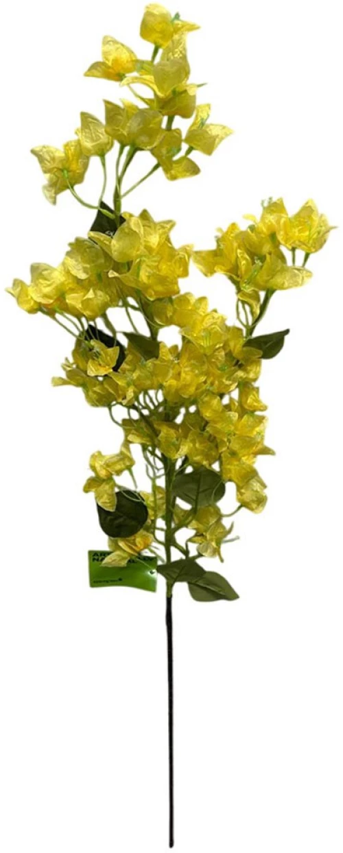 Τεχνητό Λουλούδι Βουκαμβίλια Elysia 0302-7 115cm Yellow Supergreens Πολυαιθυλένιο