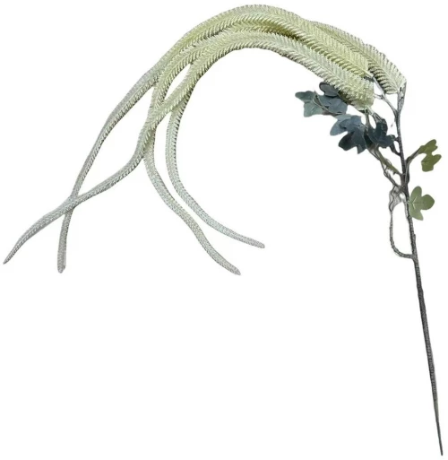 Τεχνητό Κλαδί Αμάρανθος 9712-7 130cm Snow Drop White Supergreens Πλαστικό