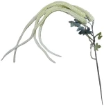 Τεχνητό Κλαδί Αμάρανθος 9712-7 130cm Snow Drop White Supergreens Πλαστικό