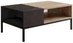 Τραπεζάκι Σαλονιού Cailin 0286432 90x56x40,6cm Oak-Black