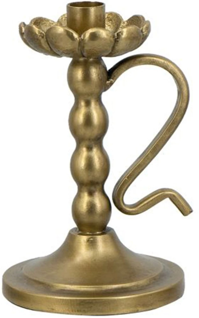 Κηροπήγιο Solis D8623 12,5x11x18,5cm Gold Artekko Μέταλλο