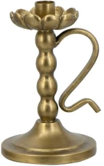 Κηροπήγιο Solis D8623 12,5x11x18,5cm Gold Artekko Μέταλλο