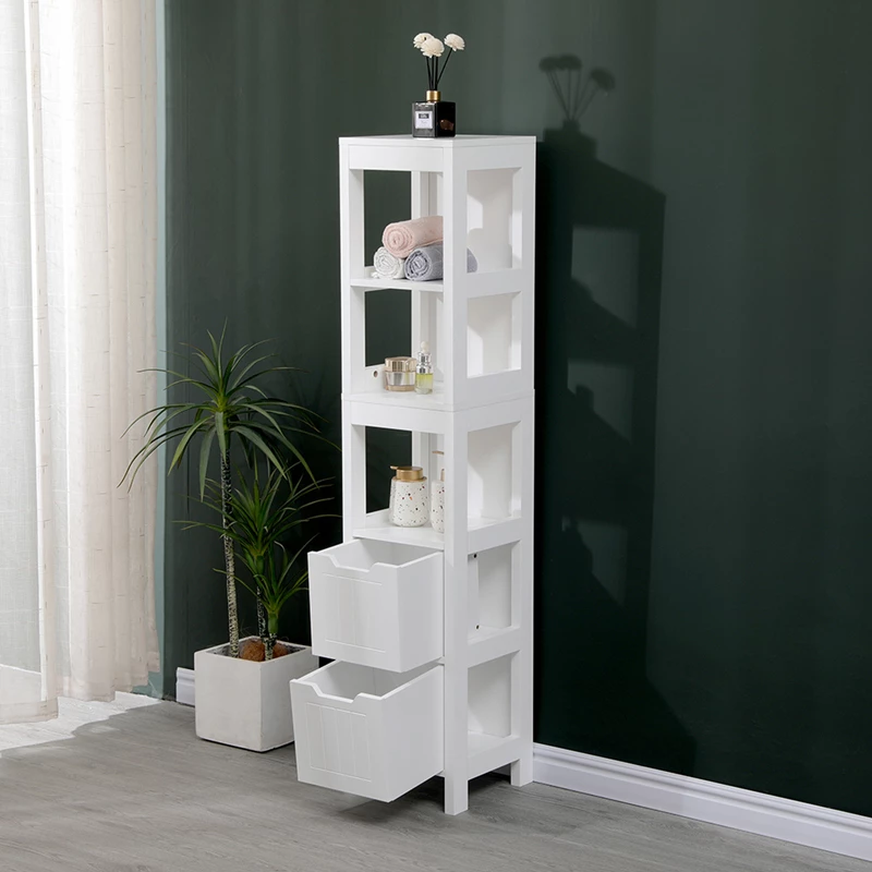 Ντουλάπι-στήλη Kelby pakoworld mdf λευκό 30x30x144εκ