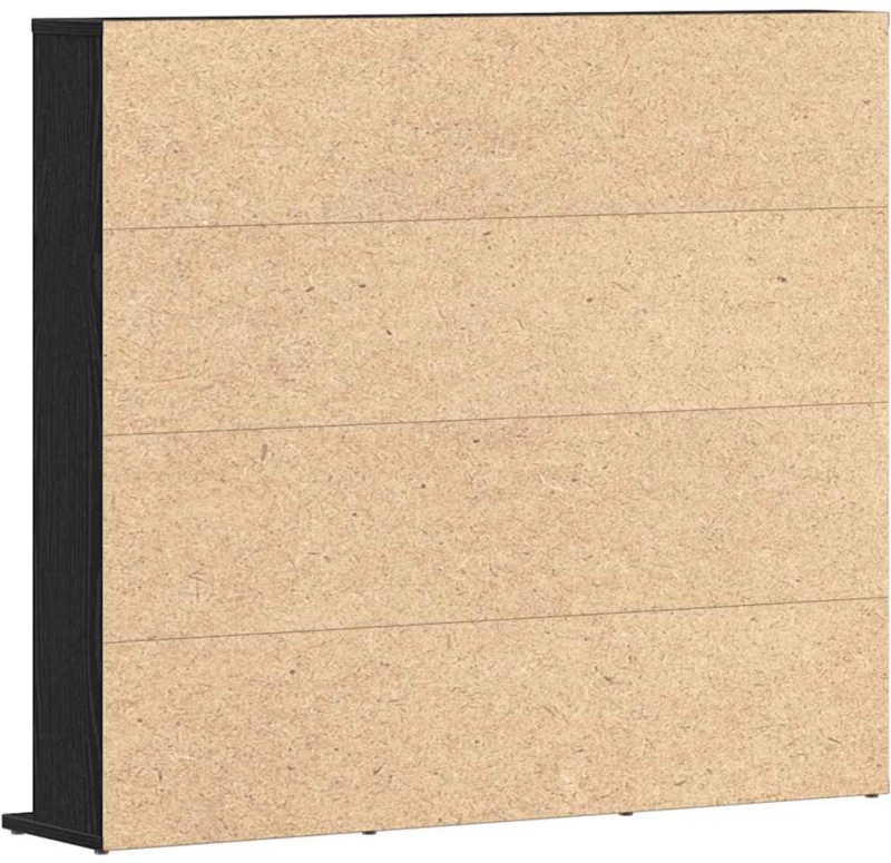 vidaXL Ντουλάπι για CD Μαύρο Δρυς 100x23x89,5 εκ. από Τεχνητό Ξύλο