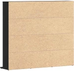 vidaXL Ντουλάπι για CD Μαύρο Δρυς 100x23x89,5 εκ. από Τεχνητό Ξύλο