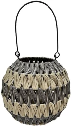 Φανάρι NAF118 13x27x25cm Beige-Grey Espiel Πλαστικό