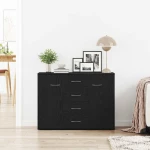 vidaXL Μπουφές από Μαύρη Δρυς 88x30x64 εκ. από Τεχνητό Ξύλο