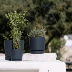 Γλάστρα Tubo μικρή ανθρακί Y10,9xΦ10,8εκ.