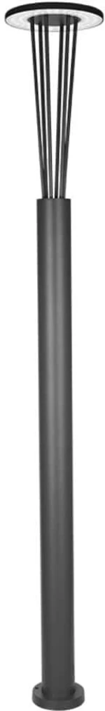 Φωτιστικό Δαπέδου E445 Φ25x220cm Led 1005lm 15,5W 3000K Graphite