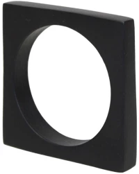 Δαχτυλίδι Πετσέτας Reze 029197 5x5x3cm Black Αλουμίνιο