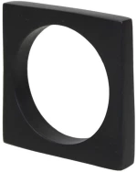 Δαχτυλίδι Πετσέτας Reze 029197 5x5x3cm Black Αλουμίνιο