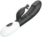 PRETTY LOVE - RASMUSSEN 30 FUNCTION RABBIT VIBRATOR BLACK