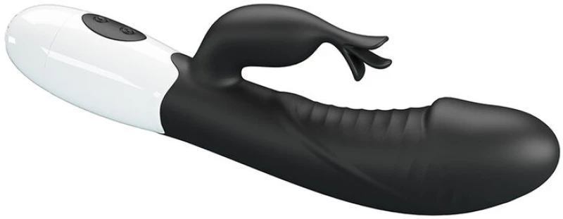 PRETTY LOVE - RASMUSSEN 30 FUNCTION RABBIT VIBRATOR BLACK