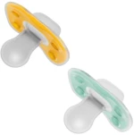 Dr Brown s Advantage Πιπίλες Σιλικόνης 6-18m 2τμχ Blue-Yellow PA22034