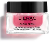 LIERAC Glow Fresh The Plumping Radiance Cream, Κρέμα Προσώπου με Υαλουρονικό Οξύ & Πατενταρισμένη Αντιοξειδωτική Τουλίπα -50ml