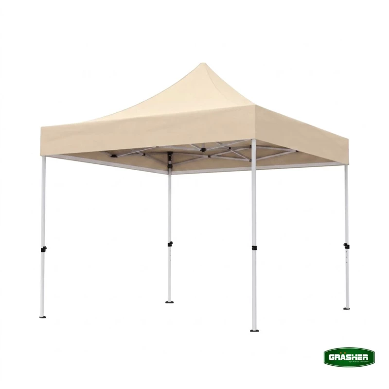 GRASHER Πτυσσόμενο Κιόσκι Κήπου 3x3m Μπέζ 800D TGH3437 / 104236