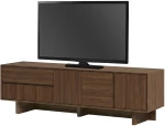 Έπιπλο τηλεόρασης Capri Megapap χρώμα καρυδί milano 180x45x55εκ.