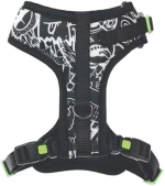 M-Pets Urban Style Σαμαράκι Σκύλου Freestyle Black & White Easy Fit Large 46-51cm