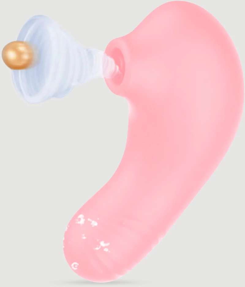 Κλειτοριδικός Αναρροφητής με Δόνηση Siris Mini Clitoral Suction Stimulator with Vibrating Tip - Ροζ