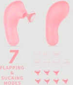 Κλειτοριδικός Αναρροφητής με Δόνηση Siris Mini Clitoral Suction Stimulator with Vibrating Tip - Ροζ