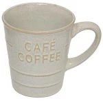 Κούπα "COFFEE" εκρού 20cl/10,5x7,8x8,2cm