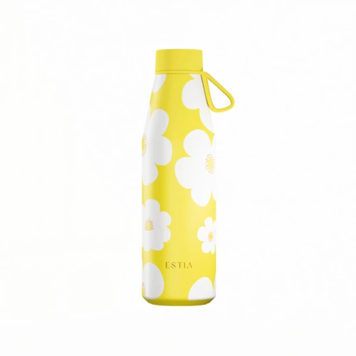 ESTIA ΘΕΡΜΟΣ FLOW  SAVE THE AEGEAN 500ml YELLOW DAISY