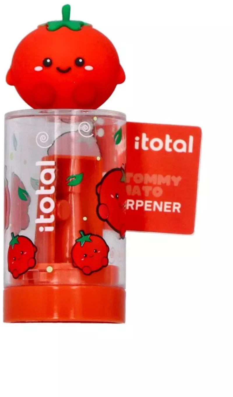 Ξύστρα Fancy i-Total Βαρελάκι Διάφανο Tommy Tomato XL2687E