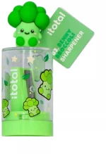 Ξύστρα Fancy i-Total Βαρελάκι Διάφανο Benny Broccoli  XL2687D