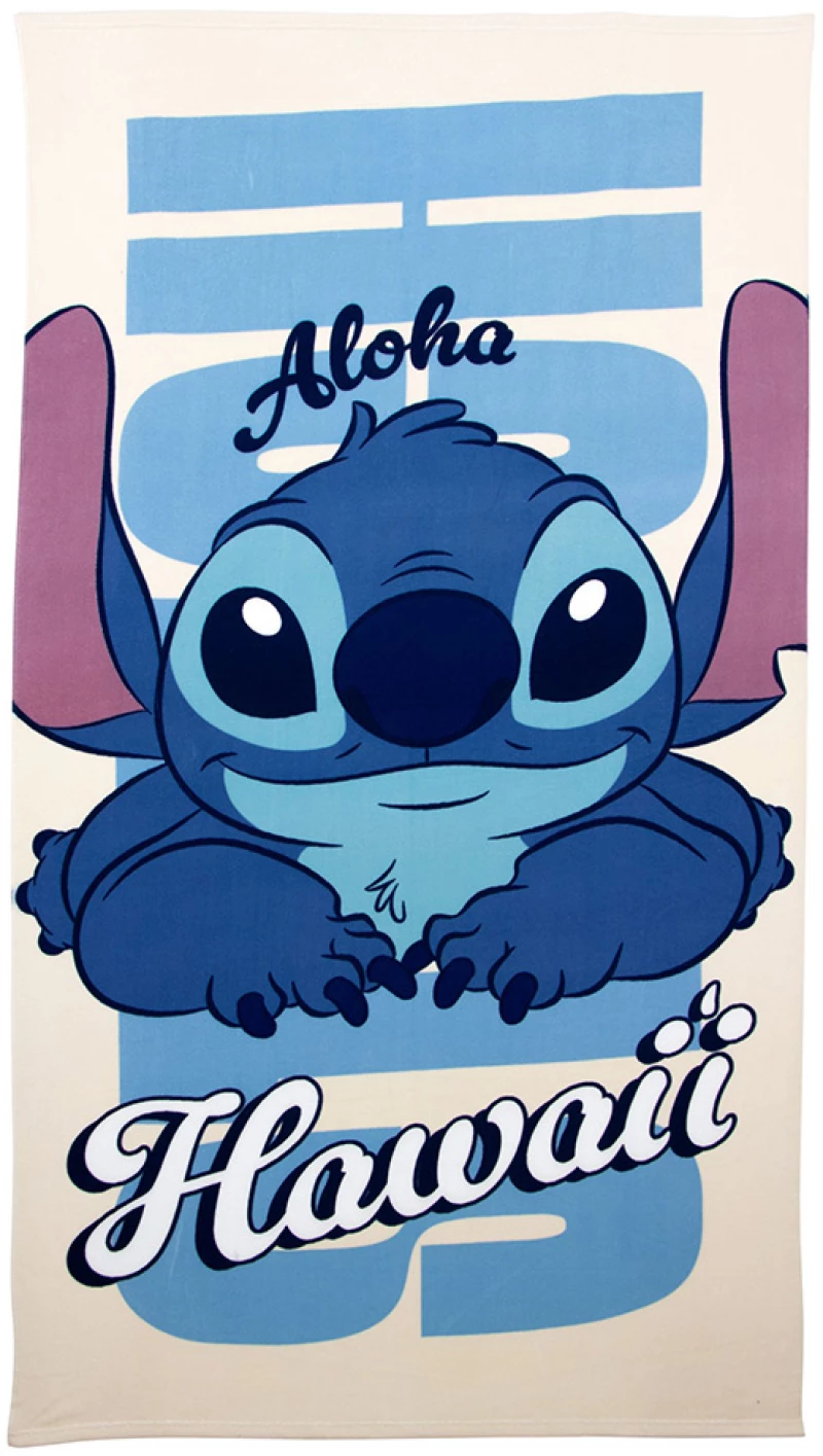 ΠΕΤΣΕΤΑ ΠΑΡΑΛΙΑΣ ΜΕ ΜΙΚΡΟΙΝΕΣ 90Χ170 εκ. STITCH ALOHA HAWAII (#WD17634)