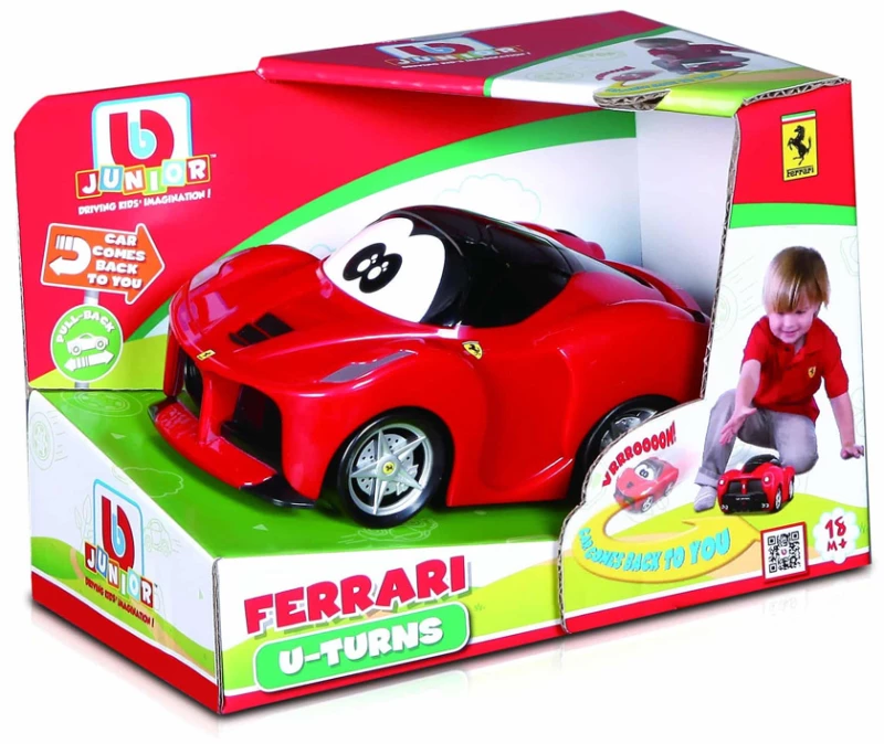 BURAGO BB JUNIOR FERRARI U-TURNS (#16/85303)